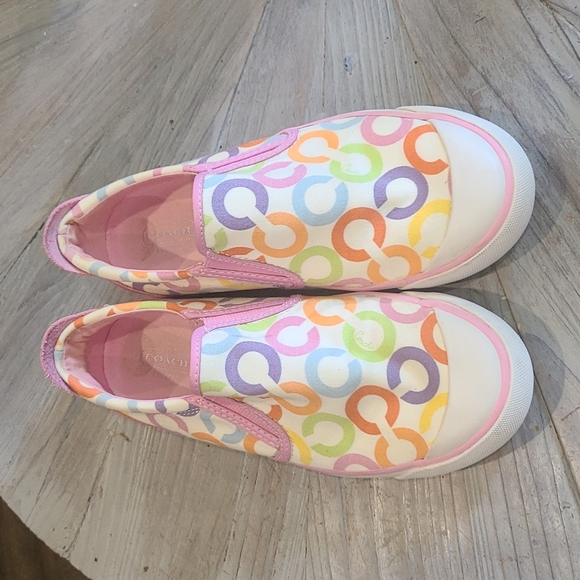 Coach monogram slip on beale sneakers